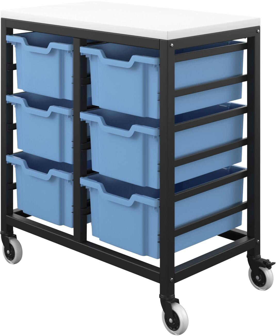 TITAN Storage Unit PP (Polypropylene) Blue 748 x 438 x 795 mm