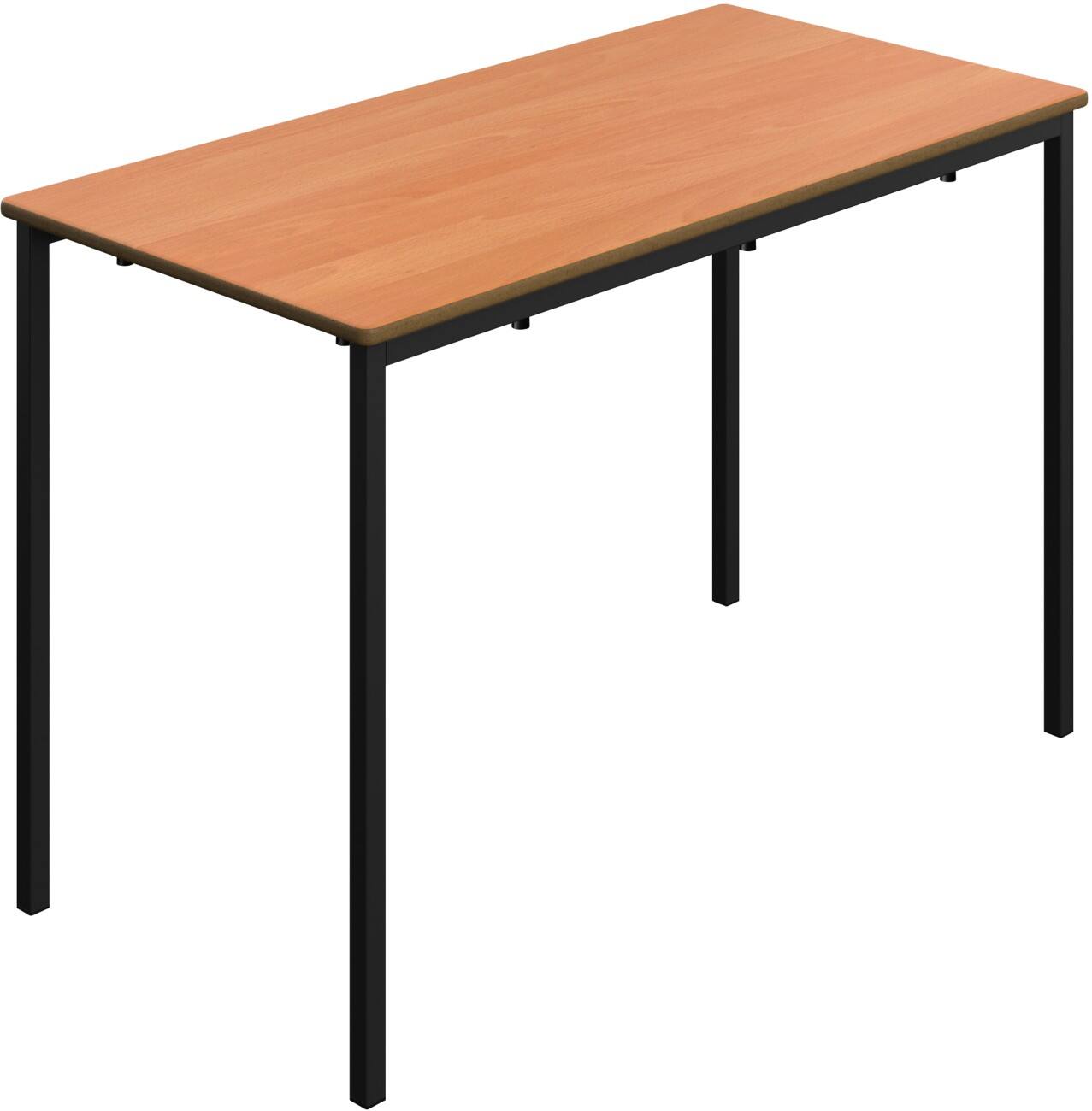 TITAN Rectangular Table MDF (Medium-Density Fibreboard) Brown Black 1,100 x 550 x 710 mm 11-14 years
