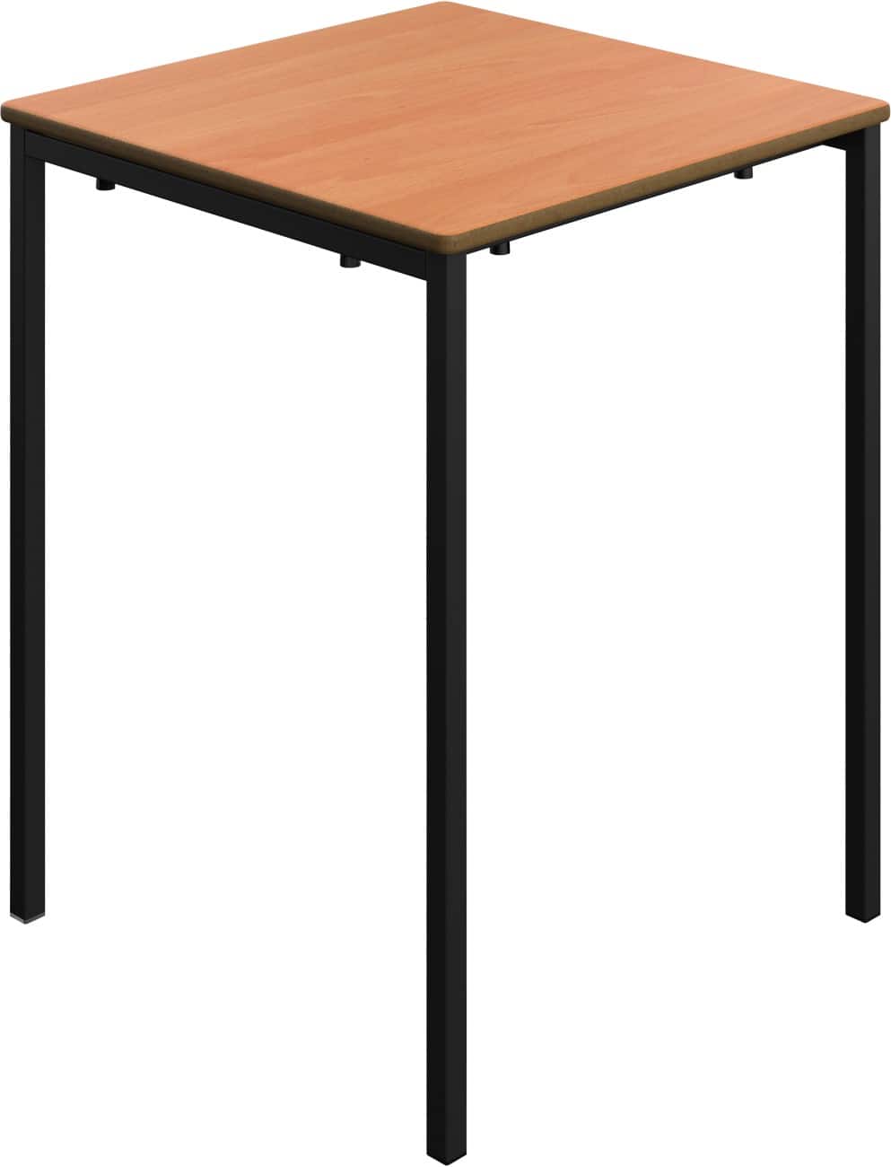 TITAN Rectangular Table MDF (Medium-Density Fibreboard) Brown Black 600 x 600 x 760 mm 14+ years