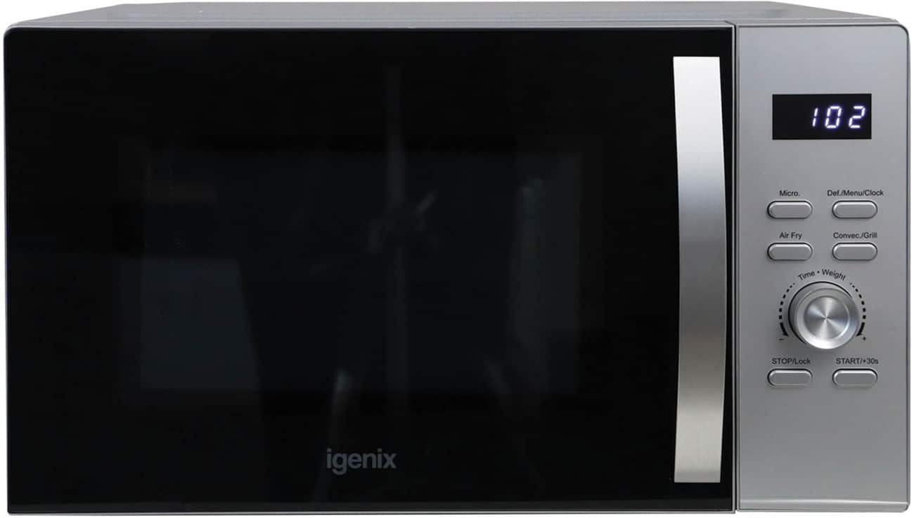 Igenix 28L 900W Digital Combination Microwave Silver with Air Fry Function