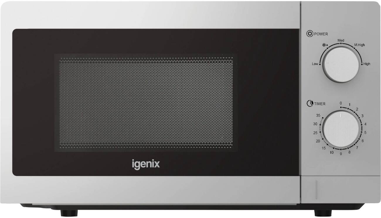 igenix 20L 800W Manual Microwave Silver