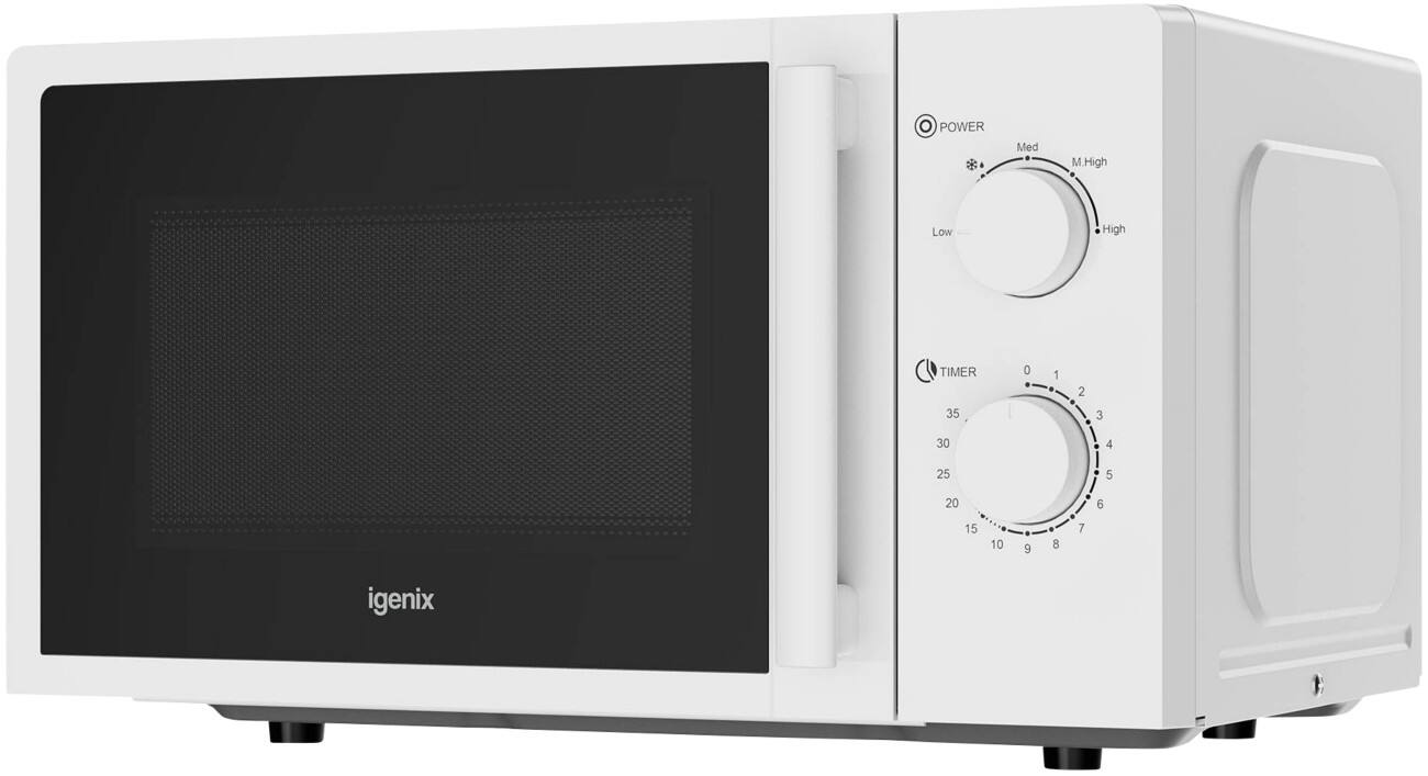 Igenix 20L 800W Manual Microwave White&nbsp;&nbsp;