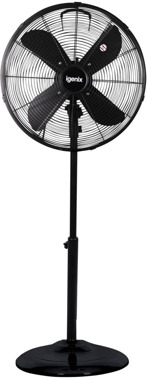 Igenix Height Adjustable Fan Main 3 125 cm Black DF1660BL 40.64 cm
