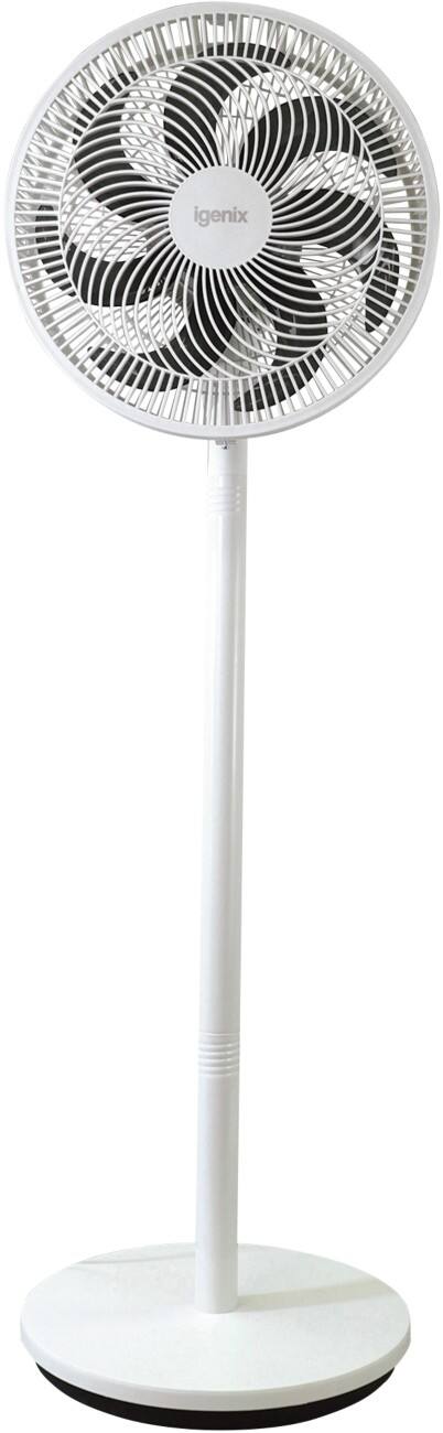 Igenix Height Adjustable Fan Main 3 113 cm White IGFP012W 30.48 cm