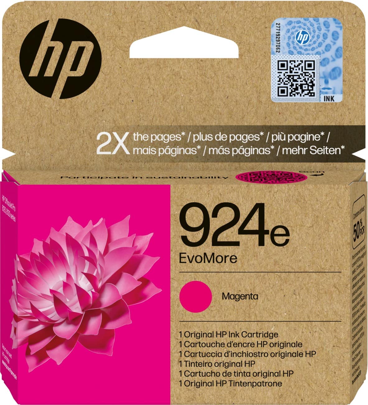 HP 924e Original Ink Cartridge 4K0U8NE Magenta