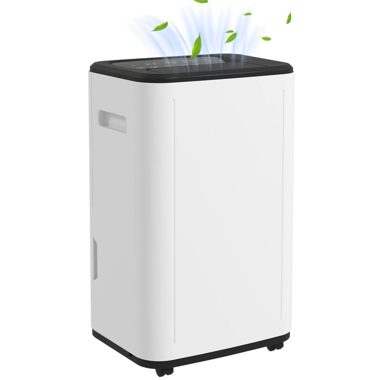 HOMCOM Portable Quiet Air Dehumidifier 20 L White 821-030V70WT