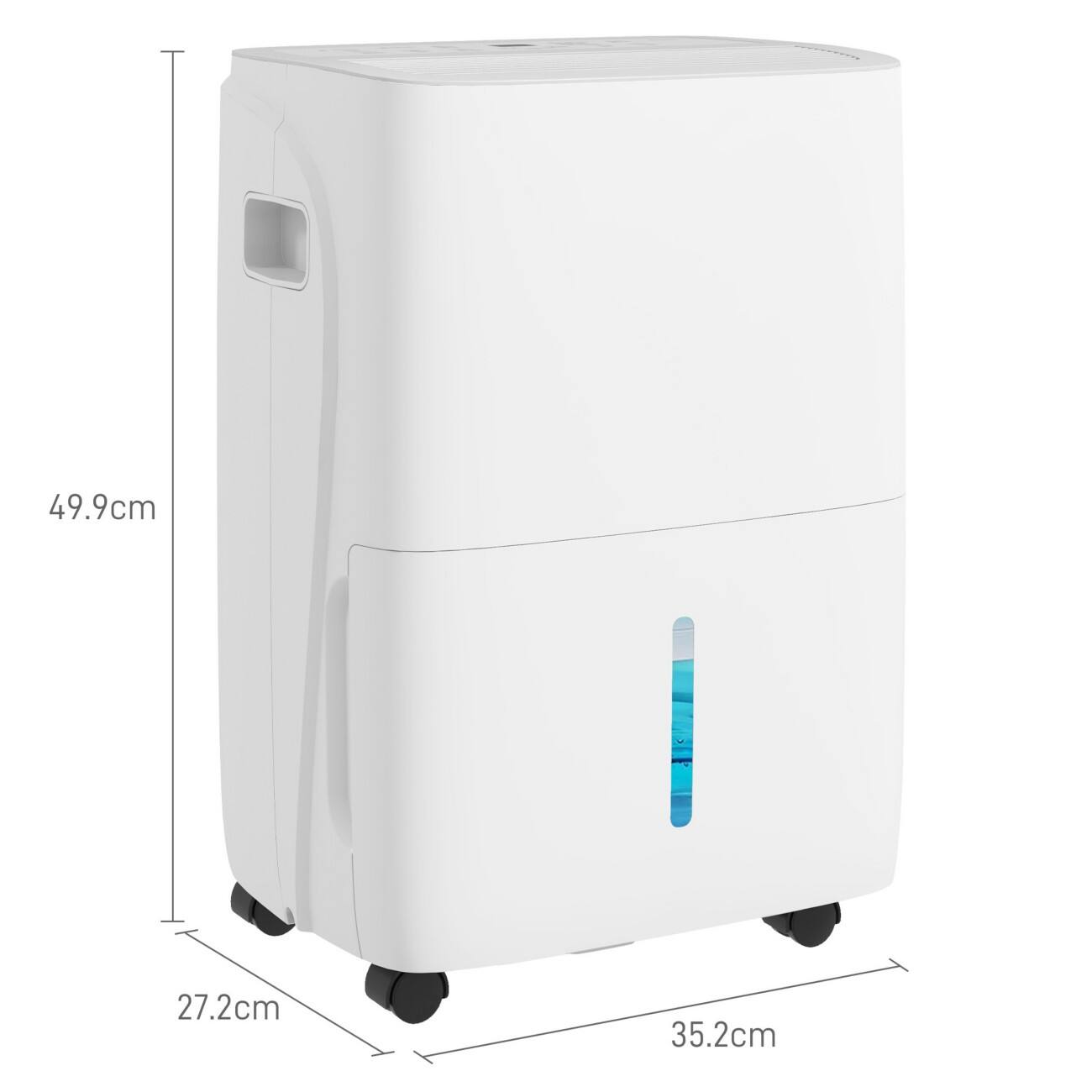 HOMCOM Dehumidifier with 24H Timer and Auto-Clean Filter 30 L White 821-037V70WT