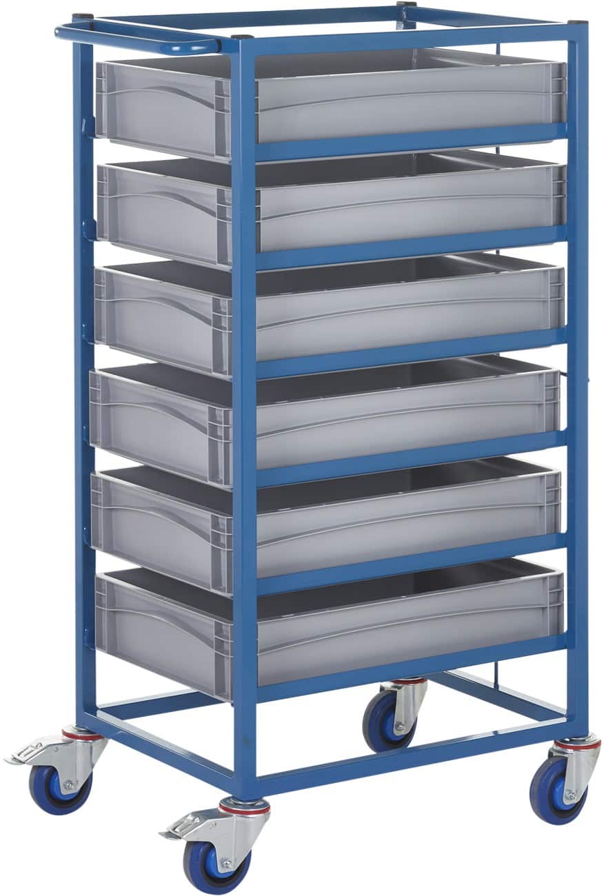 GPC Service Trolley Steel 60 x 61 x 117.5 cm Blue