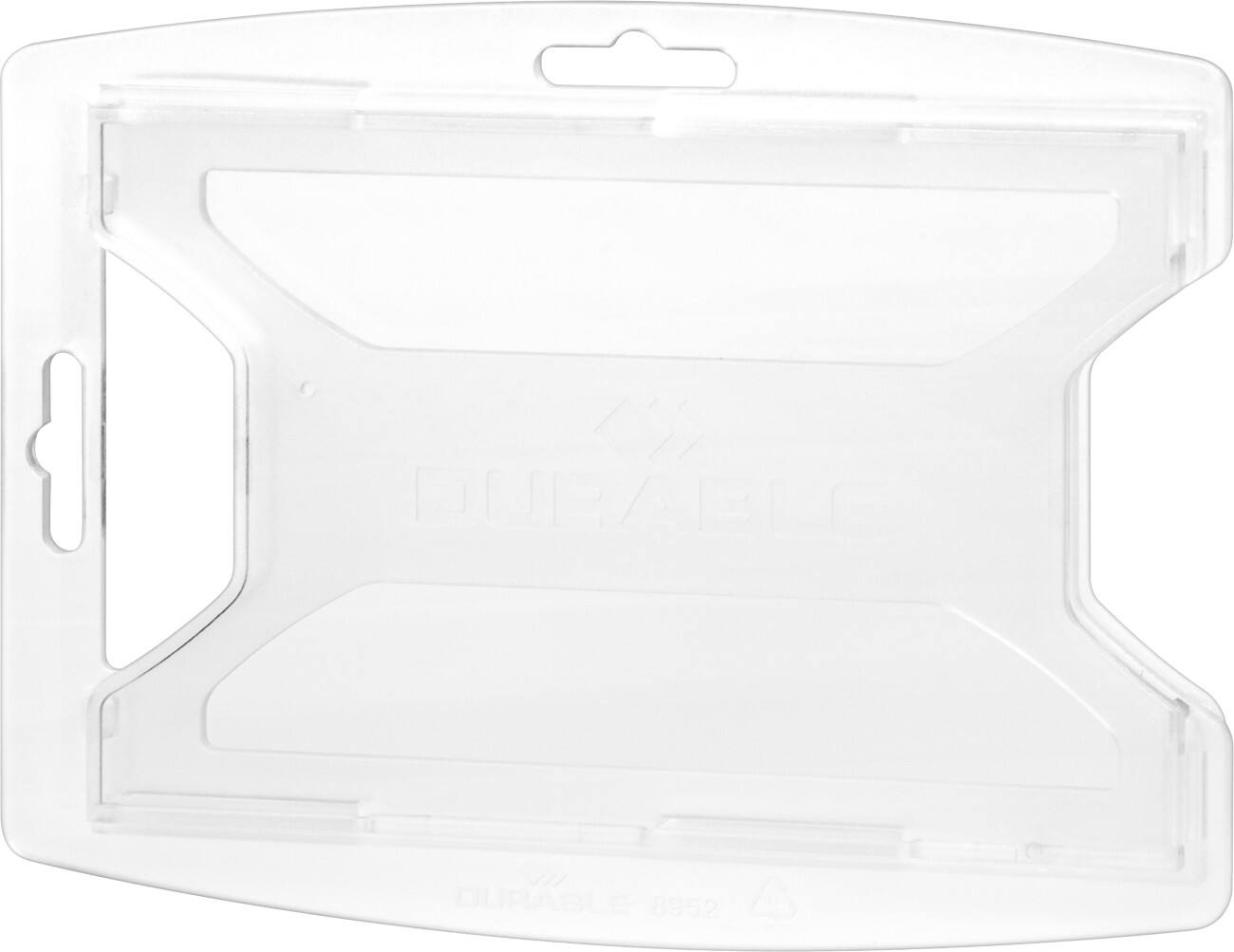 DURABLE Security Badge Holder Without Clip 10 x 0.84 x 7.4 cm PP (Polypropylene) 10 Pieces