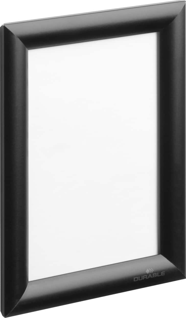 DURABLE A5 Snap Frame Black Adhesive Aluminium 479501 17.9 (W) x 1.2 (D) x 24 (H) cm