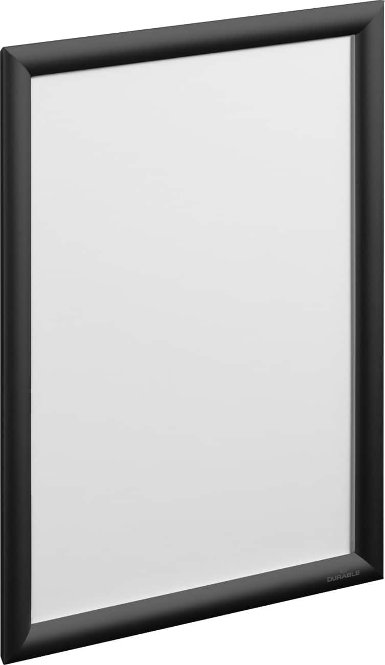 DURABLE A3 Snap Frame Black Adhesive Aluminium 479701 32.7 (W) x 1.2 (D) x 45.1 (H) cm