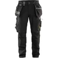 BLÅKLÄDER Trousers 15991860 Cotton, PL (Polyester) Black Size 32L