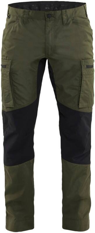 BLÅKLÄDER Trousers 14591845 Cotton, PL (Polyester) Black Size 33R