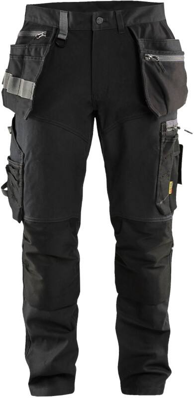 BLÅKLÄDER Trousers 15991860 Cotton, PL (Polyester) Black Size 39S