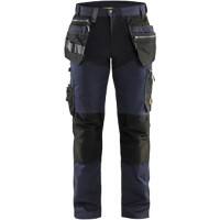 BLÅKLÄDER Trousers 15991860 Cotton, PL (Polyester) Dark Navy, Black Size 36L