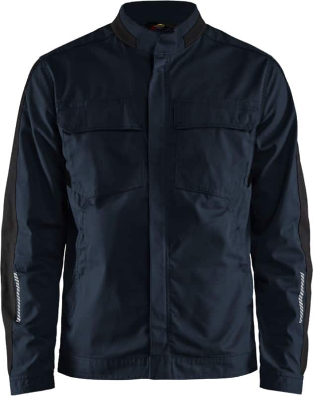 BLÅKLÄDER Jacket 44441832 Cotton, Elastolefin, PL (Polyester) Dark Navy, Black Size S