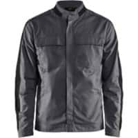 BLÅKLÄDER Jacket 44441832 Cotton, Elastolefin, PL (Polyester) Mid Grey, Black Size 4XL