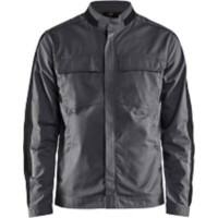 BLÅKLÄDER Jacket 44441832 Cotton, Elastolefin, PL (Polyester) Mid Grey, Black Size XXL