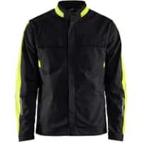 BLÅKLÄDER Jacket 44441832 Cotton, Elastolefin, PL (Polyester) Black, Yellow Size L