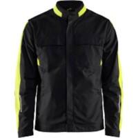 BLÅKLÄDER Jacket 44441832 Cotton, Elastolefin, PL (Polyester) Black, Yellow Size M