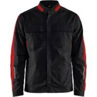 BLÅKLÄDER Jacket 44441832 Cotton, Elastolefin, PL (Polyester) Black, Red Size 4XL