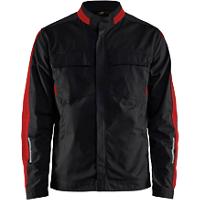 BLÅKLÄDER Jacket 44441832 Cotton, Elastolefin, PL (Polyester) Black, Red Size M