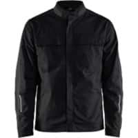 BLÅKLÄDER Jacket 44441832 Cotton, Elastolefin, PL (Polyester) Black, Dark Grey Size 4XL