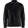 BLÅKLÄDER Jacket 44441832 Cotton, Elastolefin, PL (Polyester) Black, Dark Grey Size M