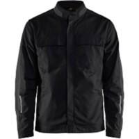 BLÅKLÄDER Jacket 44441832 Cotton, Elastolefin, PL (Polyester) Black, Dark Grey Size M