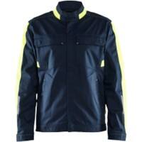 BLÅKLÄDER Jacket 44441832 Cotton, Elastolefin, PL (Polyester) Dark Navy Blue, Yellow Size XXL