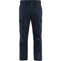 BLÅKLÄDER Trousers 14441832 Cotton, Elastolefin, PL (Polyester) Dark Navy, Black Size 30L