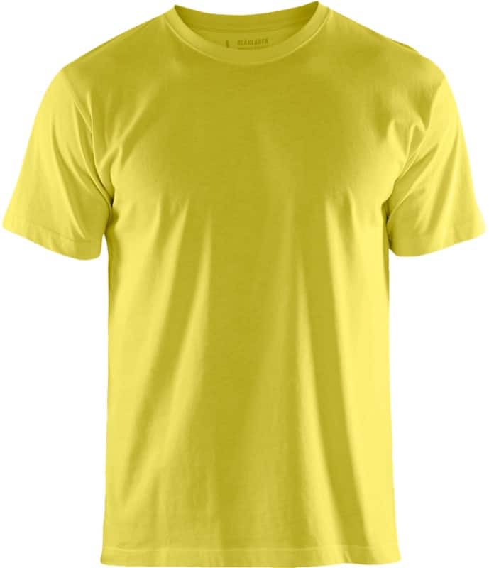 BLÅKLÄDER T-shirt 35251042 Cotton Yellow Size XXXL