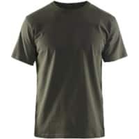 BLÅKLÄDER T-shirt 35251042 Cotton Dark Olive Green Size 4XL