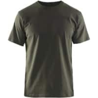 BLÅKLÄDER T-shirt 35251042 Cotton Dark Olive Green Size 4XL