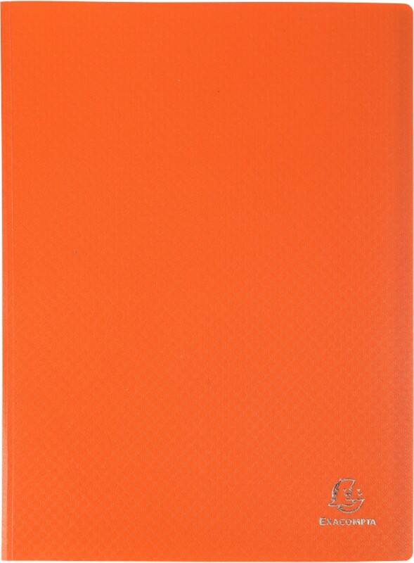 Exacompta OpaK Display Book 20 Pockets A4 Orange Pack of 20