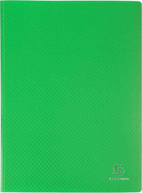 Exacompta OpaK Display Book 100 Pockets Light Green Pack of 8