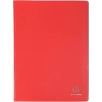 Exacompta OpaK Document Holder 100 Pockets Red Pack of 8