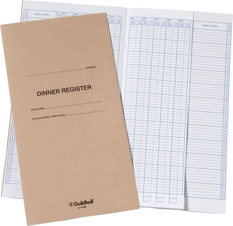 Exacompta Register Book E200Z Dinner Light brown 20.5 x 2 x 30.6 cm