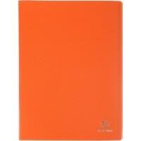 Exacompta Opak Display Book 40 Pockets A4 Orange Pack of 10