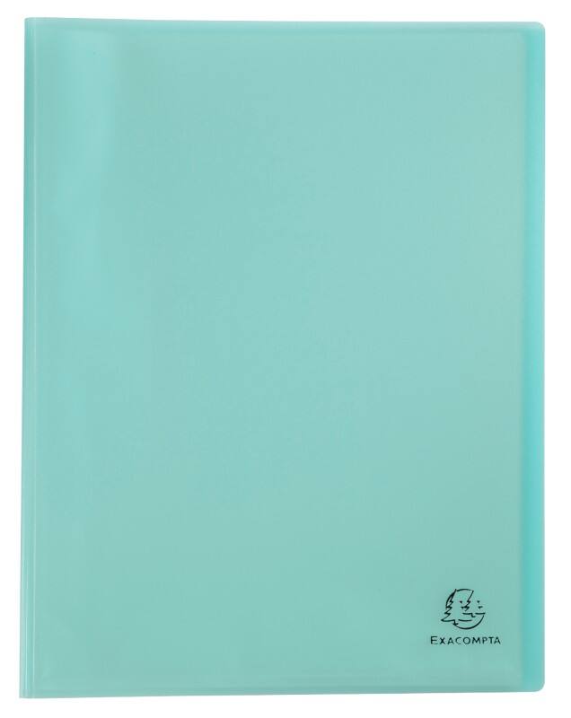 Exacompta Chromaline Pastel Display Book 40 Pockets A4 Pastel Green Pack of 10