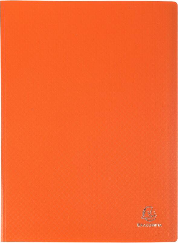 Exacompta OpaK Display Book A4 30 Pockets Orange Pack of 12