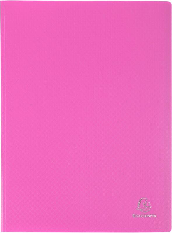Exacompta OpaK Display Book A4 30 Pockets Pink Pack of 12