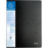 Exacompta Up-line Display Book A4 30 Pockets Black Pack of 12