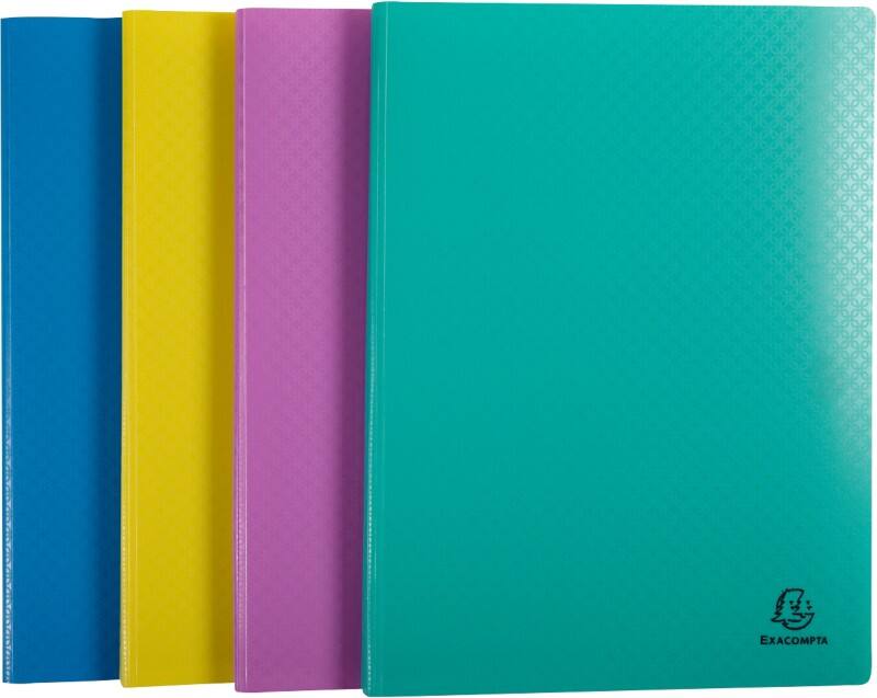 Exacompta Forever Young Display Book 20 Pockets A4 Assorted Colours Pack of 20