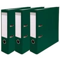 Exacompta Lever Arch File A4 75 mm Dark Green 2 ring 918405SE Cardboard, PP (Polypropylene) Pack of 12