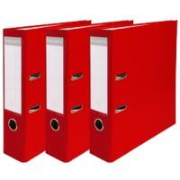 Exacompta Lever Arch File A4 75 mm Red 2 ring 918403SE Cardboard, PP (Polypropylene) Pack of 12
