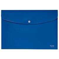 Leitz Recycle Document Wallet 46780035 A4 Caps Plastic Portrait and Landscape 31.3 (W) x 0.7 (D) x 23.5 (H) cm Blue