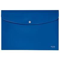 Leitz Recycle Document Wallet 4678 A4 CO2 Compensated Blue 80% Recycled Plastic