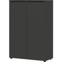 GERMANIA GW-Mailand Filing Cabinet Chipboard 2 Shelves 810 x 400 x 1,200 mm Graphite