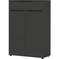 GERMANIA GW-Mailand Chipboard Filing Cabinet 810 x 400 x 1,200 mm Graphite